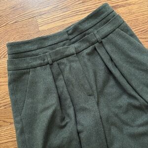 PAUL & JOE Wool Cashmere Trousers Pants Wide Leg Pleated High Rise Retro 40 US 8